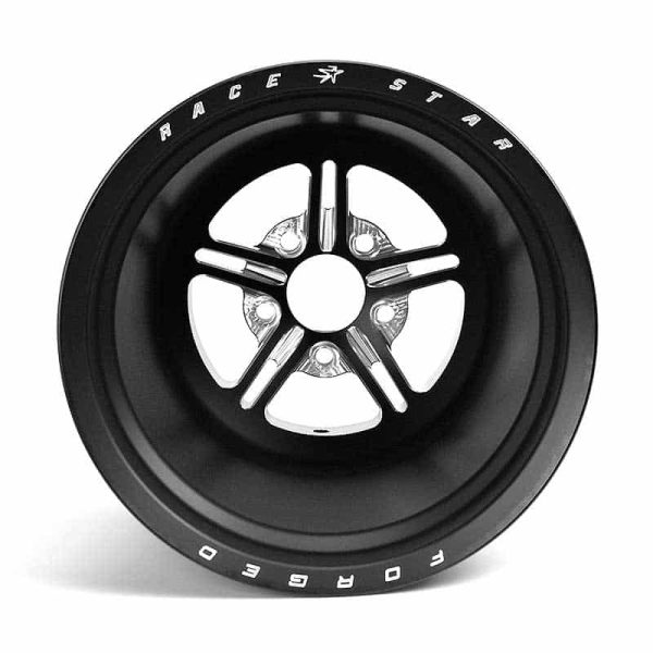 63 Pro Forged 15x10 NBL Sportsman Black Anodized/Machined 5x4.50 BC 7.50 BS