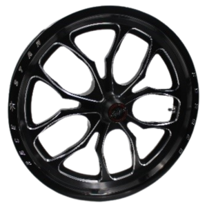 64 Pro Forged Wicked 15x3.50 Spindle Mount Sm Strange Black Anodized/Machined