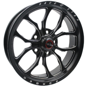 64 Pro Forged Wicked 17x4.5 Lug Mount  Black Anodized/Machined 5x135BC 1.25BS