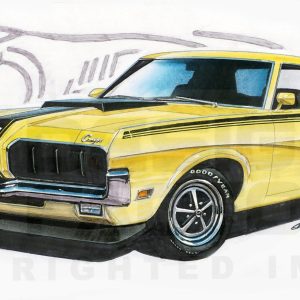 1970 Cougar Eliminator (Yellow) ©2021
