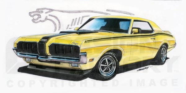 1970 Cougar Eliminator (Yellow) ©2021