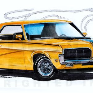 1970 Cougar Eliminator (Light Orange) ©2022