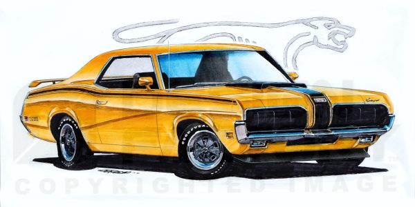 1970 Cougar Eliminator (Light Orange) ©2022