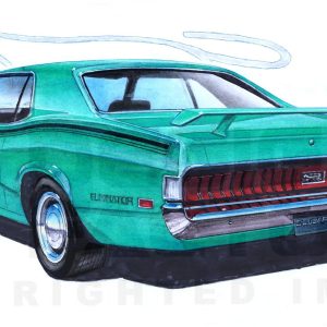 1970 Cougar Eliminator (Green) ©2021