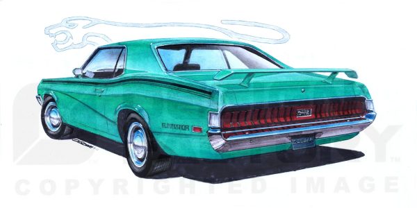 1970 Cougar Eliminator (Green) ©2021