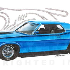1970 Cougar Eliminator (Blue) ©2020