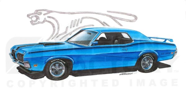 1970 Cougar Eliminator (Blue) ©2020